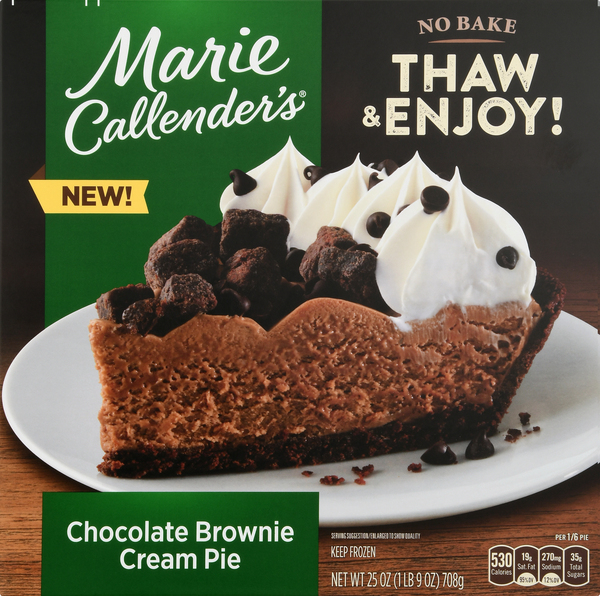 Marie Callender's Cream Pie, Chocolate Brownie
