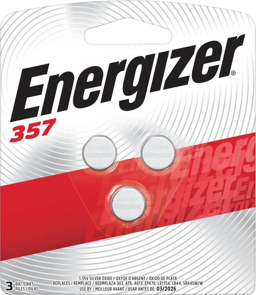 Energizer Batteries, Silver Oxide, 357