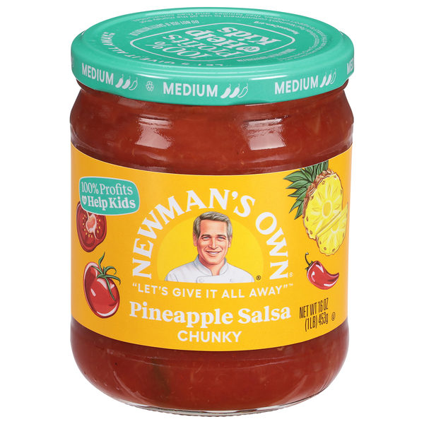 Newman's Own Pineapple Salsa Medium Chunky