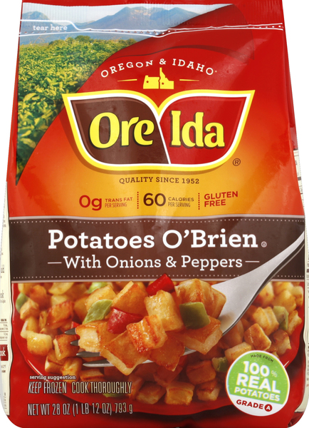 Ore Ida Potatoes O'Brien, with Onions & Peppers