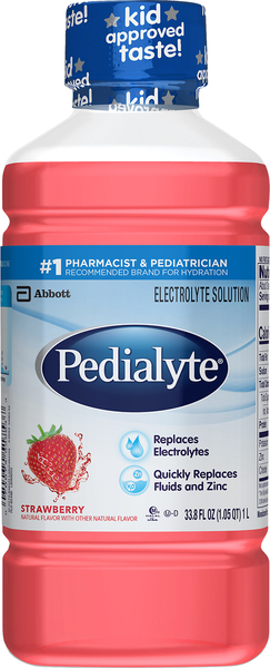 Pedialyte Electrolyte Solution, Strawberry
