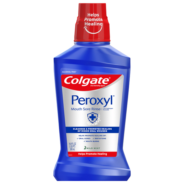 Colgate Mouth Sore Rinse, Mild Mint