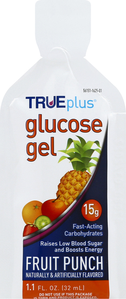 TRUEplus Glucose Gel, Fruit Punch