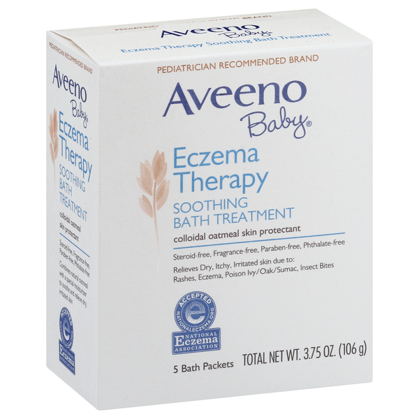 Aveeno Bath Treatment, Soothing, Eczema Therapy