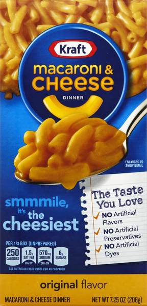 Kraft Macaroni & Cheese Dinner, Original Flavor
