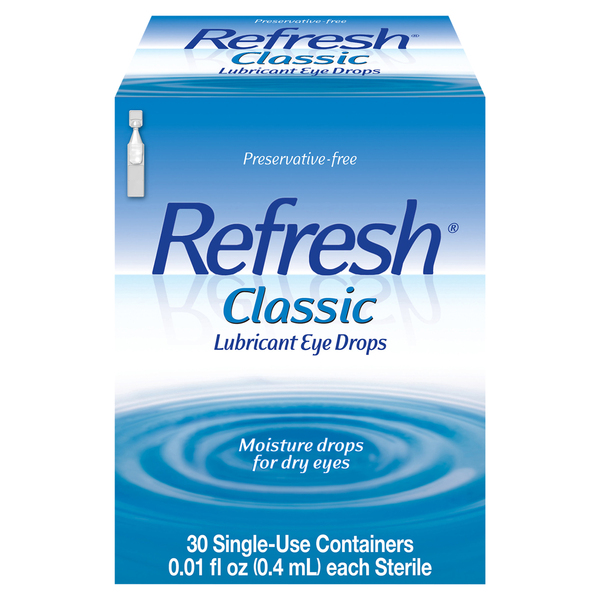 Refresh Eye Drops, Lubricant, Classic, Single-Use Containers