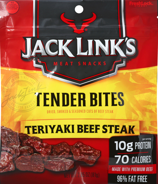 Jack Link's Tender Bites, Teriyaki Beef Steak