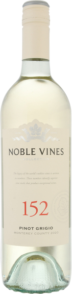 Noble Vines Pinot Grigio, 152, Monterey County, 2019