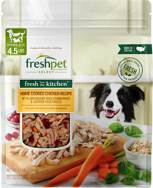 Freshpet Dog Food, Home Cooked Chicken Recipe, Larger Size