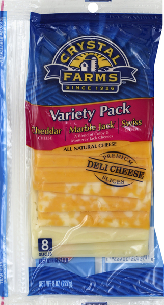 Crystal Farms Cheese, Variety Pack