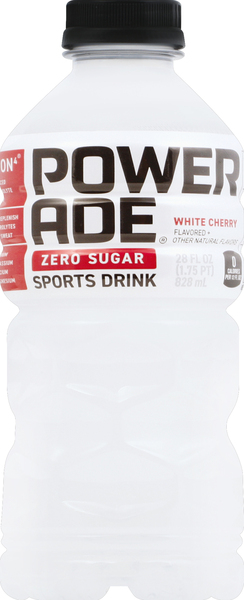 Powerade Sports Drink, Zero Sugar, White Cherry