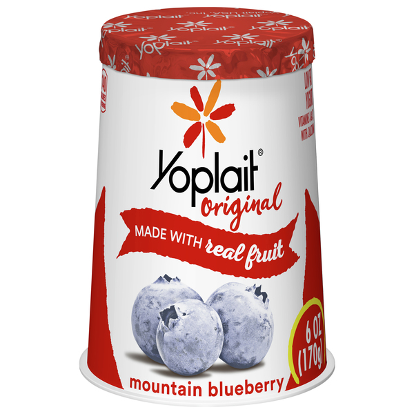 Yoplait Yogurt, Low Fat, Mountain Blueberry