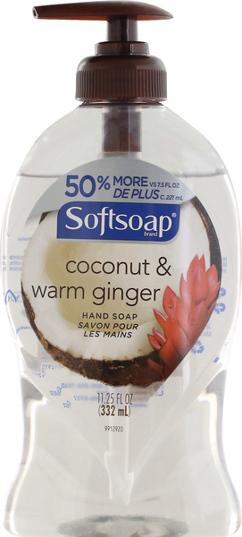 Softsoap Hand Soap, Coconut & Warm Ginger