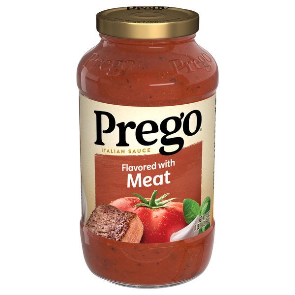 Prego Sauce, Flavored with Meat, Italian