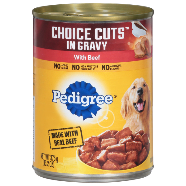 Pedigree Food for Dogs, in Gravy, with Beef