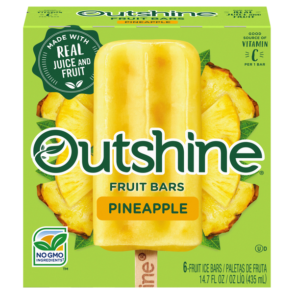 Dreyer's Fruit Ice Bars, Pineapple