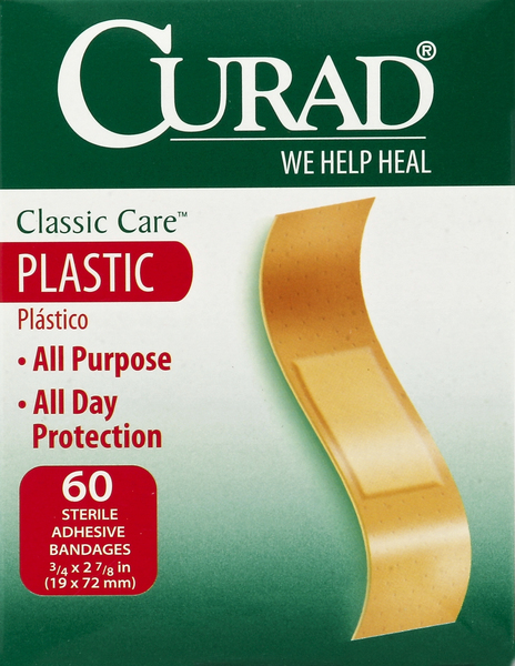 CURAD Bandages, Adhesive, Plastic