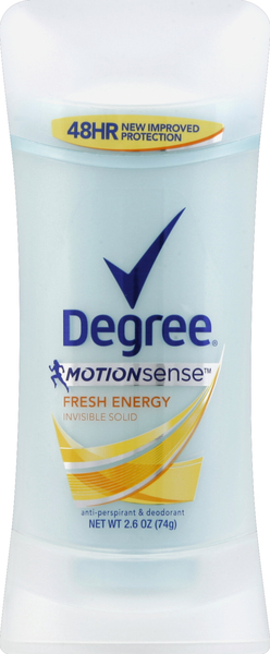 Degree Anti-Perspirant Deodorant, Invisible Solid, Fresh Energy