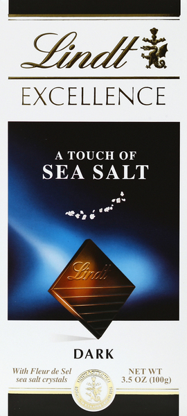 Lindt Dark Chocolate, a Touch of Sea Salt