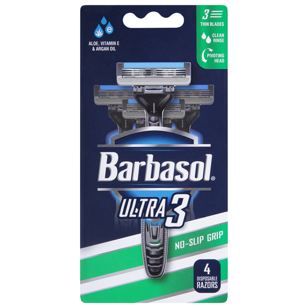 Barbasol Razors, Ultra 3