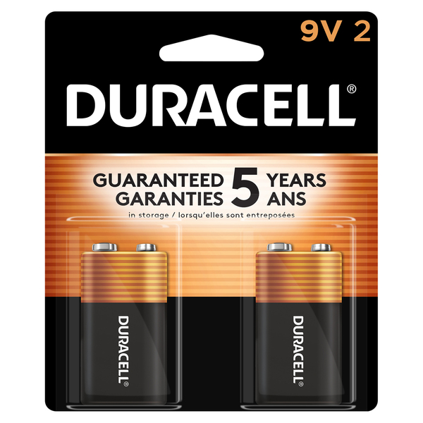 Duracell Battery, Alkaline, 9V