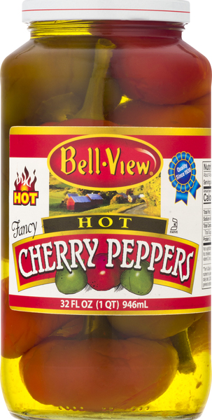 Bell-View Cherry Peppers, Fancy, Hot, Fresh Pack