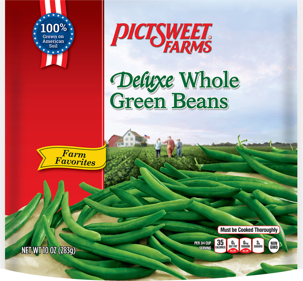 Pictsweet Green Beans, Deluxe, Whole