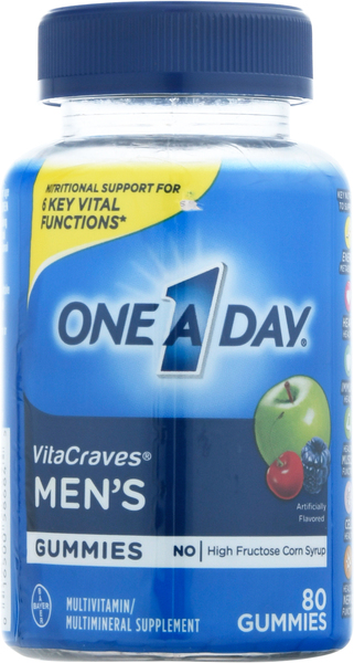 One A Day Multivitamin/Multimineral, Men's, Gummies