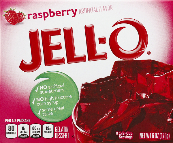 JELL-O Gelatin Dessert, Raspberry