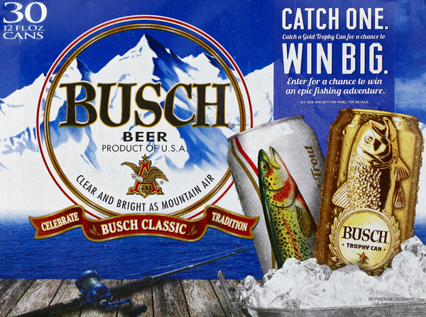Busch Beer, Angler Series Cans