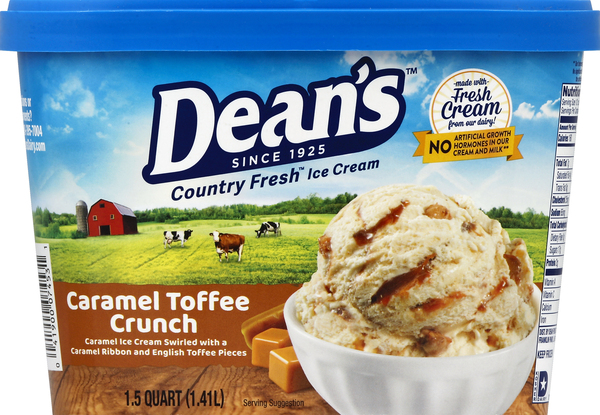 Dean's Ice Cream, Caramel Toffee Crunch
