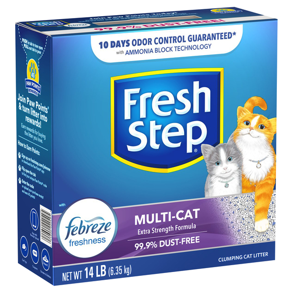Fresh Step Cat Litter, Clumping, Extra Strength Formula, Multi-Cat