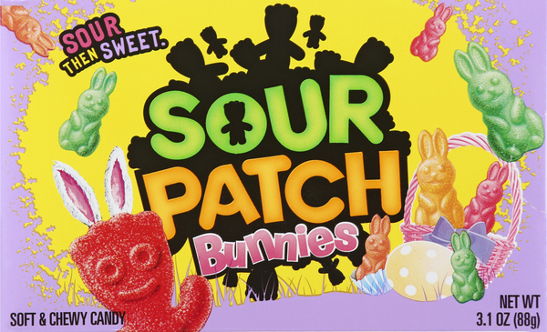 Sour Patch Candy, Soft & Chewy, Bunnies