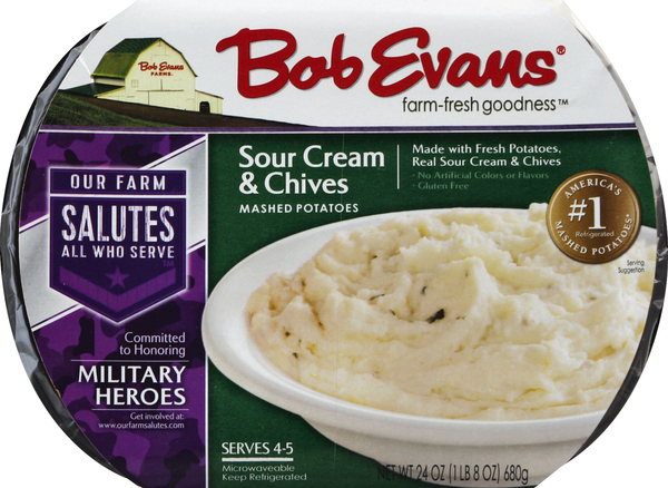 Bob Evans Mashed Potatoes, Sour Cream & Chives