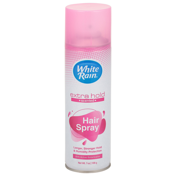 White Rain Hair Spray, Extra Hold, Scented