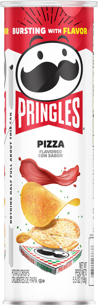 Pringles Potato Crisps, Pizza Flavored
