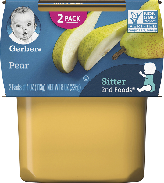 Gerber Pear, Sitter (2nd Foods)