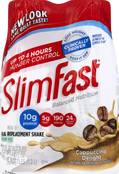 Slim-Fast Meal Replacement Shake, Cappuccino Delight