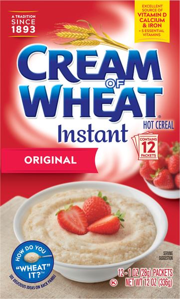 Cream Of Wheat Hot Cereal, Instant, Original Flavor