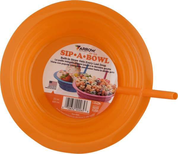 Arrow Sip A Bowl, for Kids, 22 Ounces