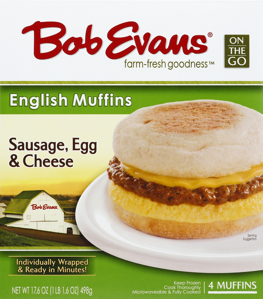 Bob Evans English Muffins, Sausage, Egg & Cheese