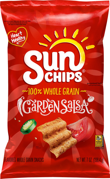 Sun Chips Whole Grain Snacks, Garden Salsa