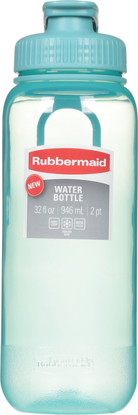 Rubbermaid Water Bottle, Essentials, Chug Reflecting Pool, 32 Ounces