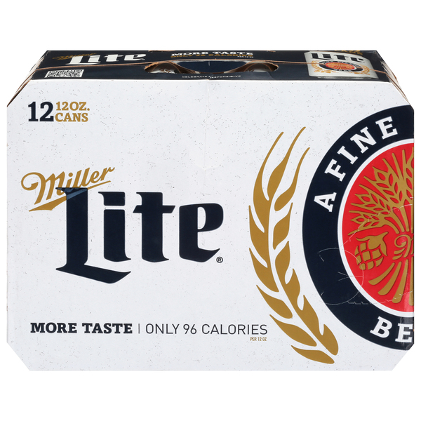 Miller Lite Beer, a Fine Pilsner
