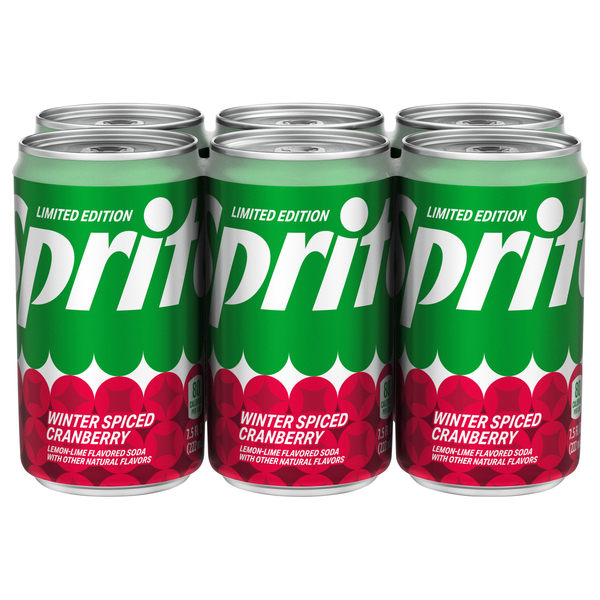 Sprite Soda, Winter Spiced Cranberry