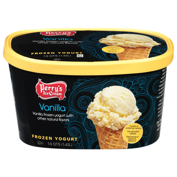 Perry's Ice Cream Frozen Yogurt, Vanilla