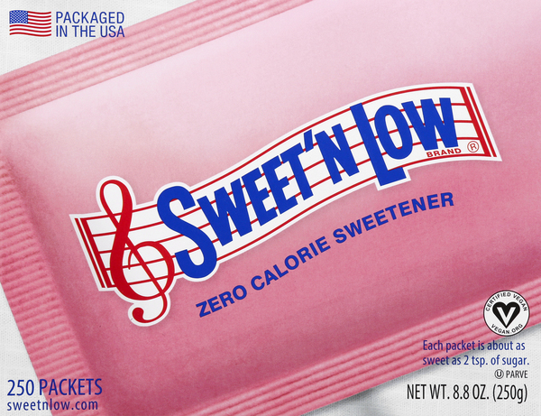 Sweet 'N Low Sweetener, Zero Calorie, Packets