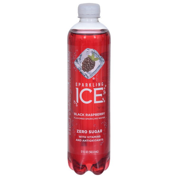 Ice Sparkling Water, Black Raspberry, Zero Sugar