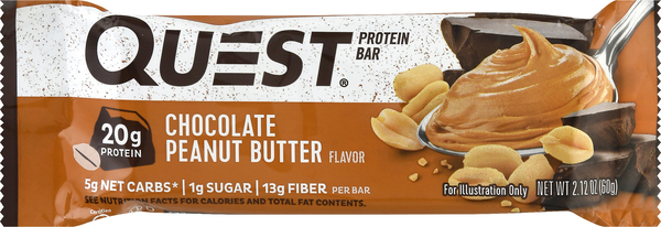 Quest Protein Bar, Chocolate Peanut Butter Flavor