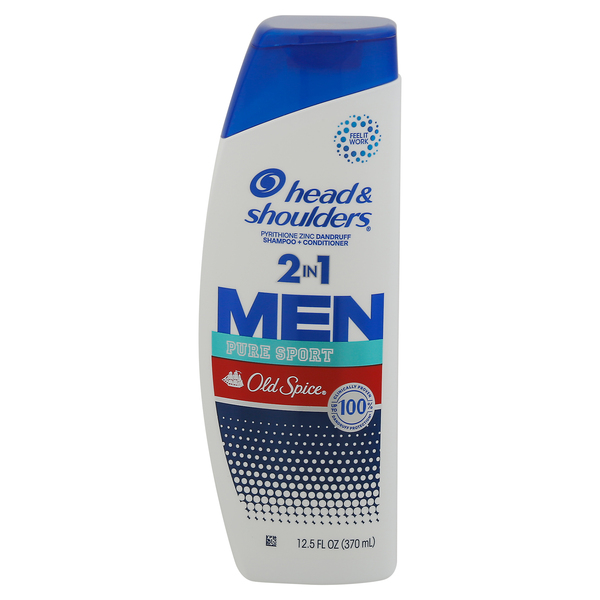 Head & Shoulders Shampoo + Conditioner, Pure Sport, 2 in 1, Men